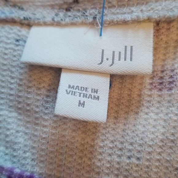 J.Jill top  waffle knit  thermal size medium - Picture 7 of 11